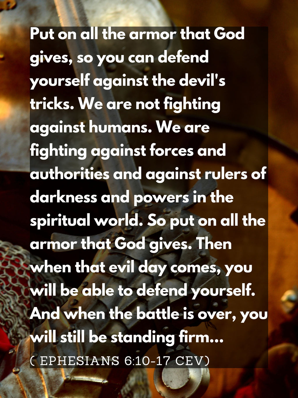 Armor of God pt 1- Official R122