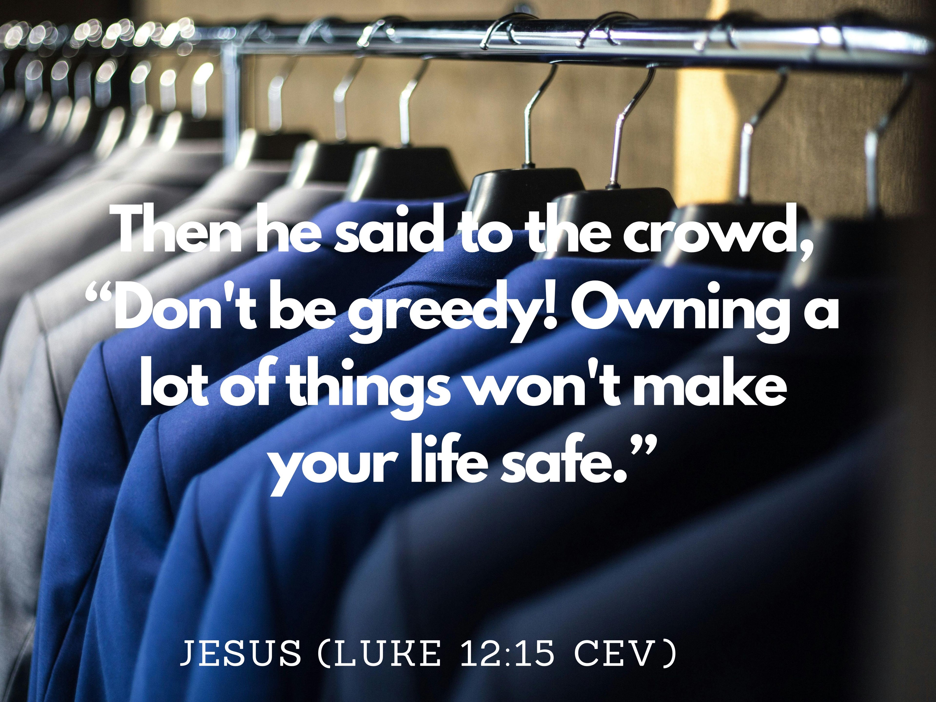 Don't Be Greedy (suits) - Official R122