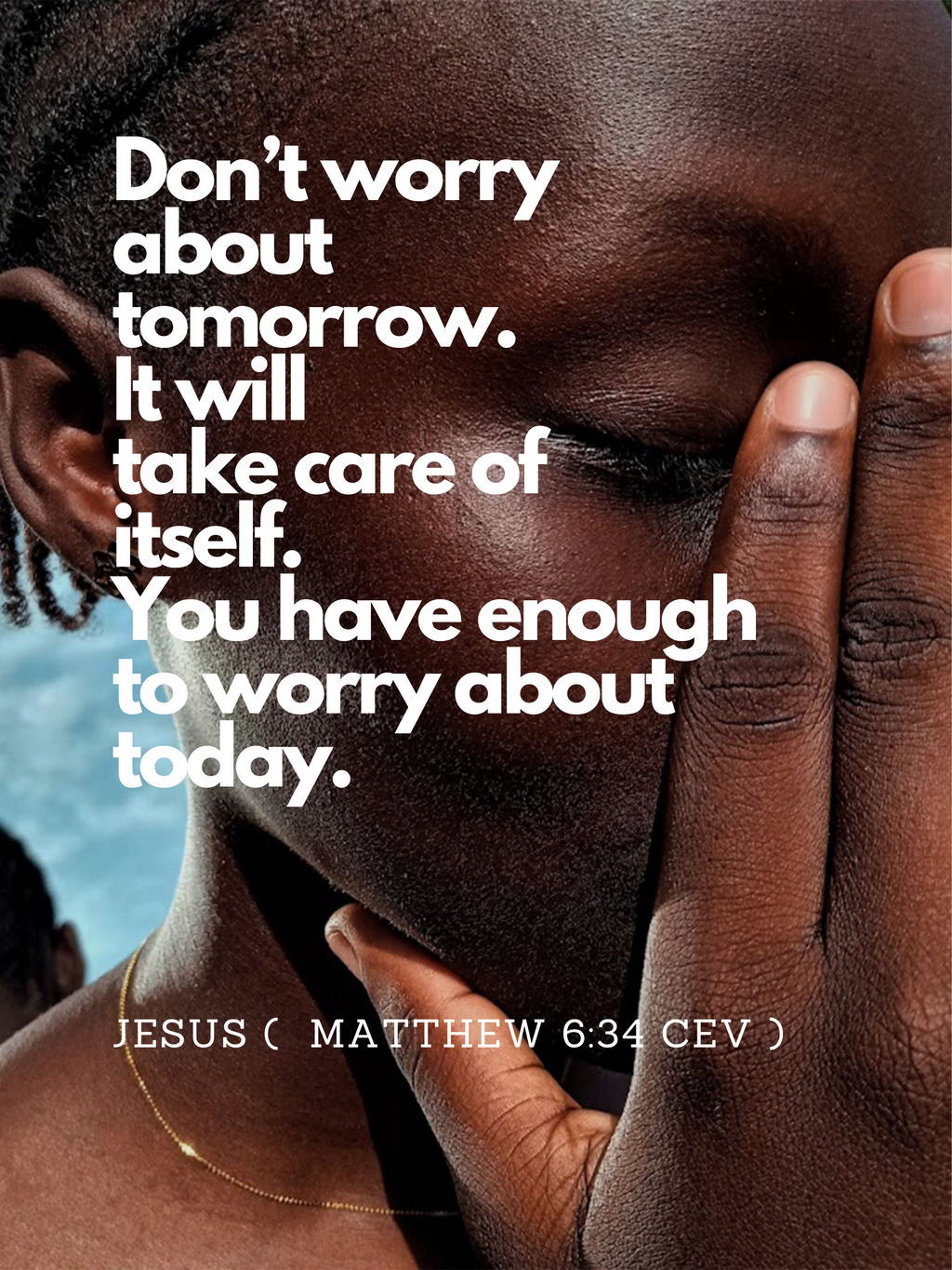 r122 christian canvas art don't worry