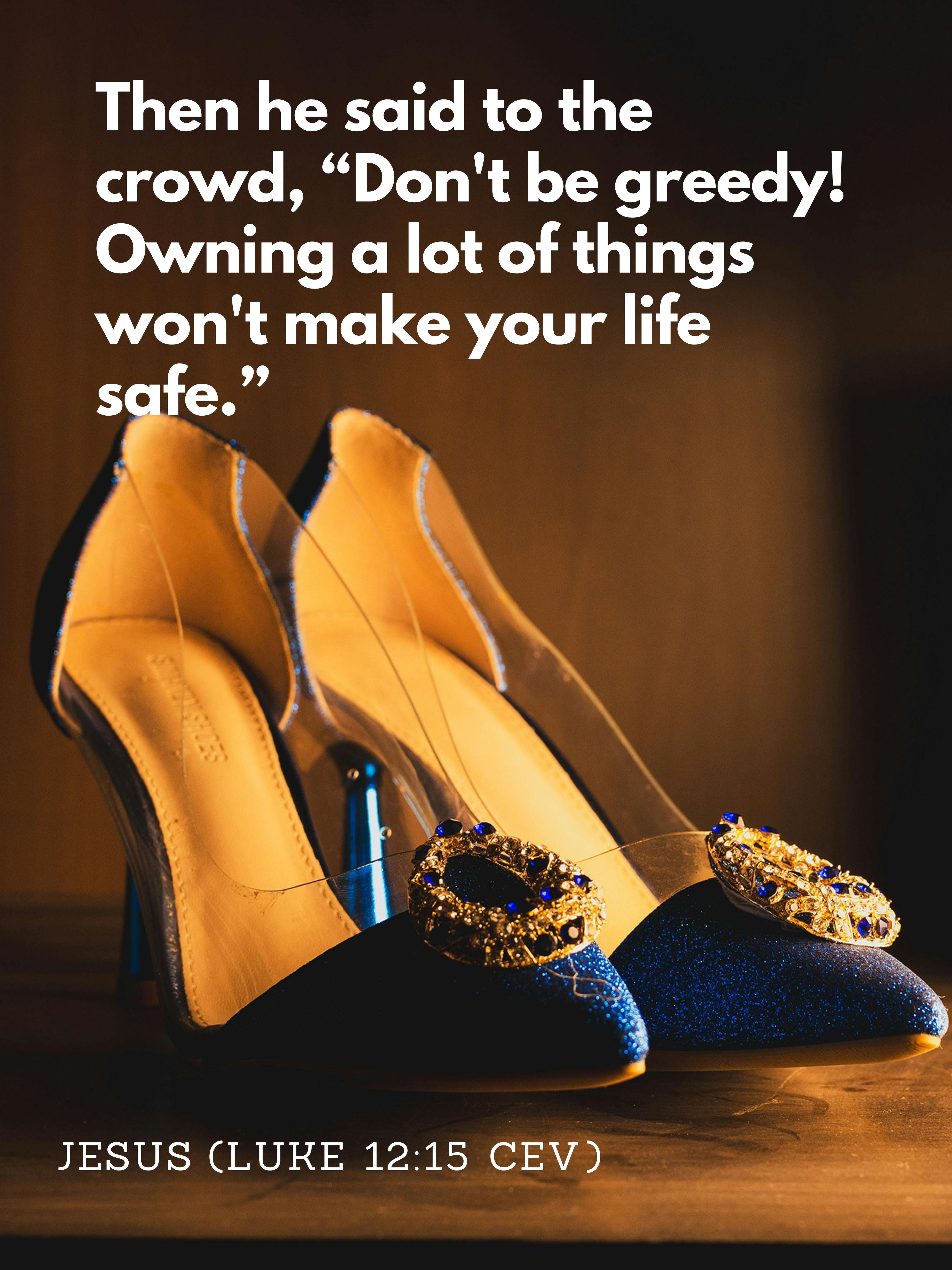 Don't Be Greedy (heels) - Official R122